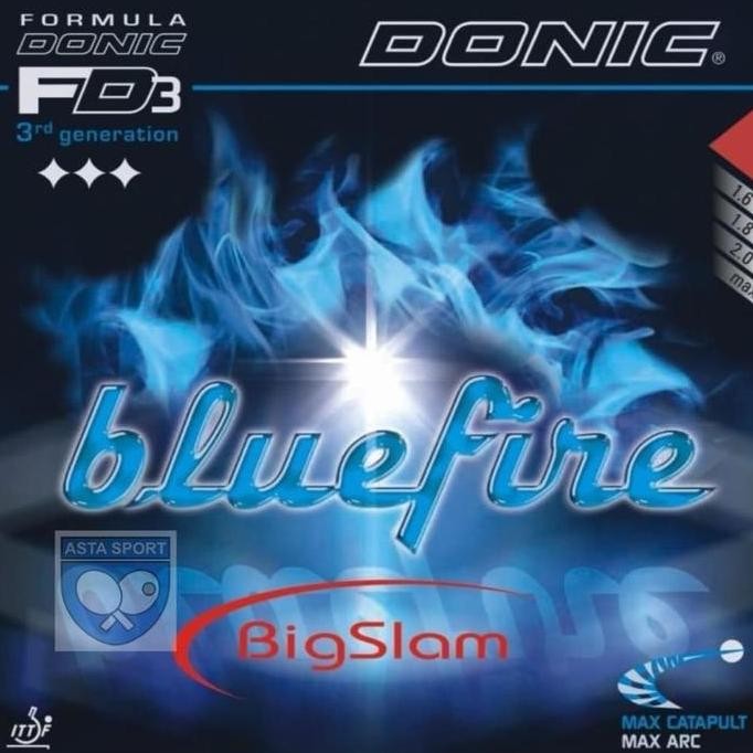 TERLARIS DONIC BLUEFIRE BIGSLAM / KARET BET PINGPONG