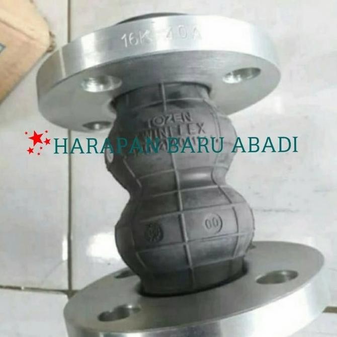 FLEXIBLE RUBBER JOINT JIS 16K 2 1/2" INCH / TWINFLEX TOZEN JIS 16K ORIGINAL DAN TERPERCAYA