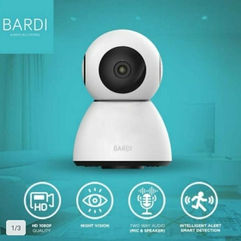 BARDI IP Cam Indoor PTZ CCTV Camera 360 View DiM