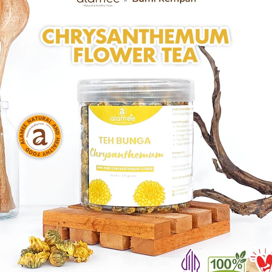 

Alamee Teh Bunga Chrysanthemum Tea Krisan Emas Golden Crysant Alami Organik Crysanthemum 60Gr
