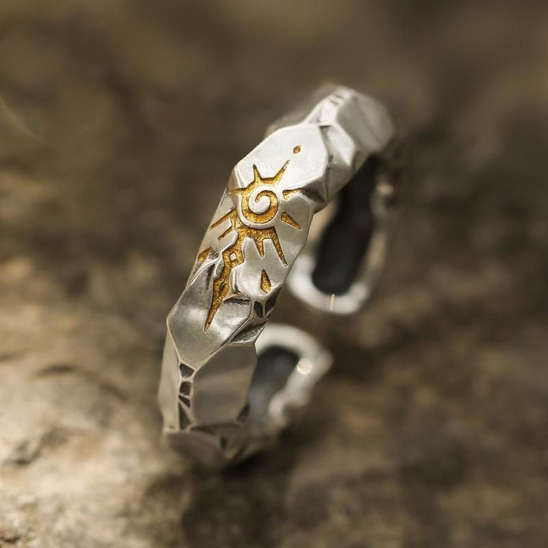 Cincin Batu Keinginan Unik Fashion Tinggi Pria Baru