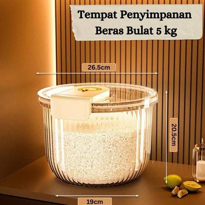 Promo Alby Mart Rice Dispenser Kotakalby Mart Rice Dispenser Kotak Beras  Wadah Tempat Penyimpanan B