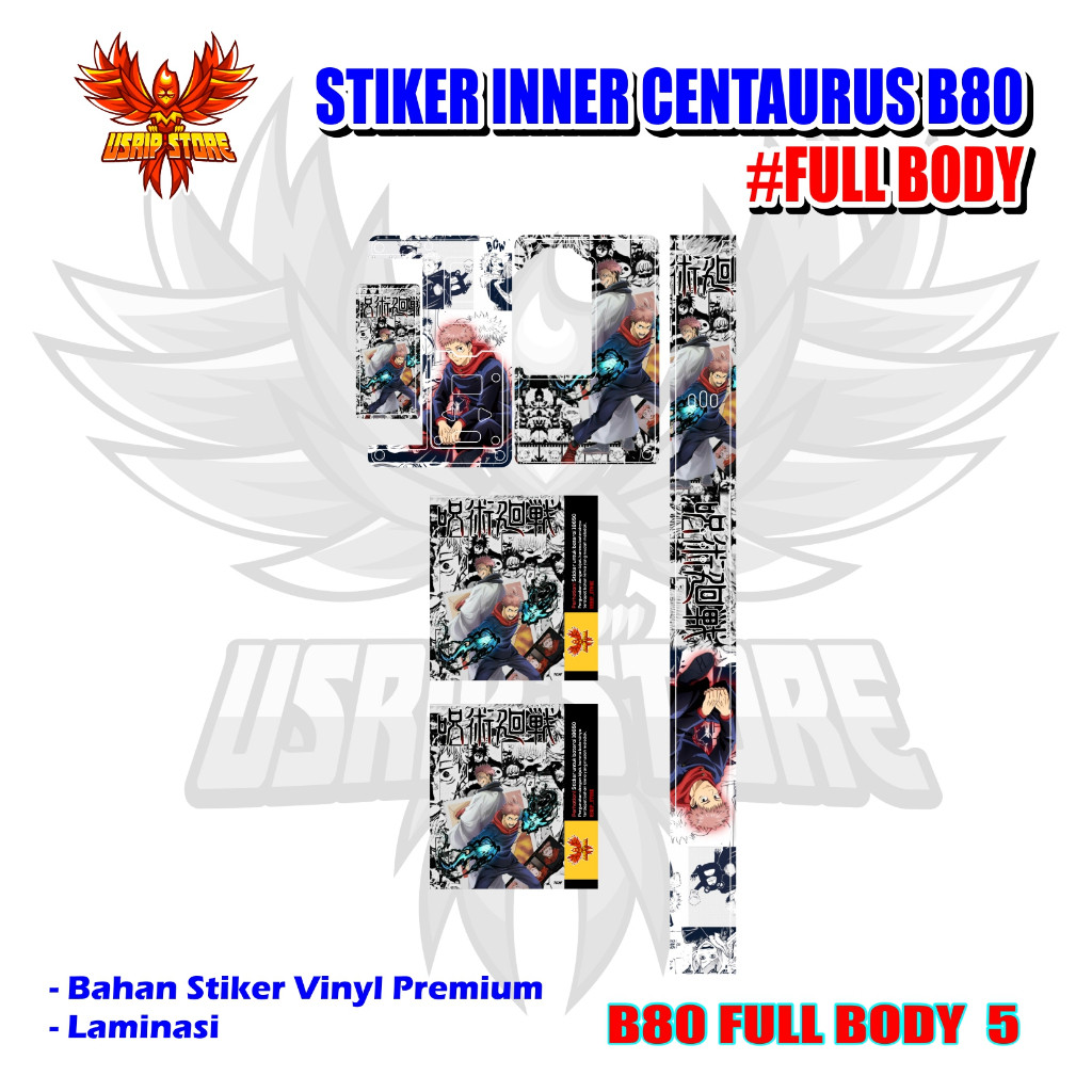 

Get2pcs Stiker Centa B80 05 Garskin Casing Motif Dan Bisa Custom Bayar Ditempat