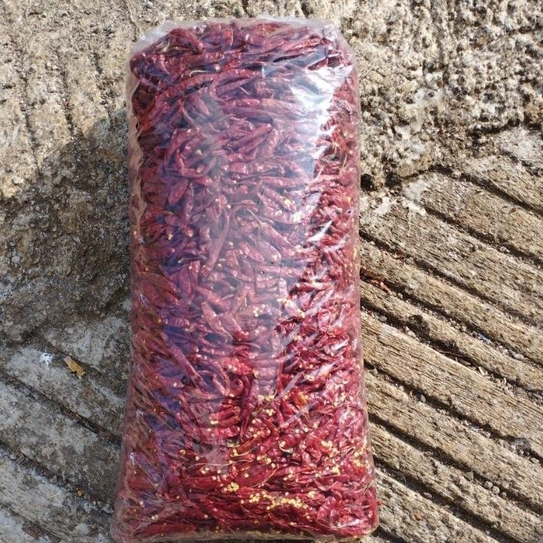 

Terbaru 1Bal Isi 5Kg Cabe Rawit Teja Kering (Premium) No.1 Grade A Pedas Alami /Harga Hemat