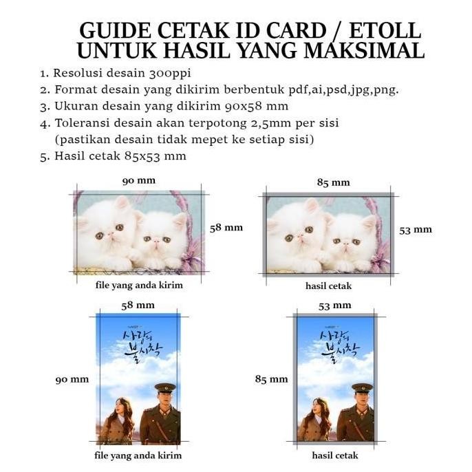 Print CETAK Kartu ID CARD NFC/RFID/Mifare/Amiibo/Akses/Name Card/Absen