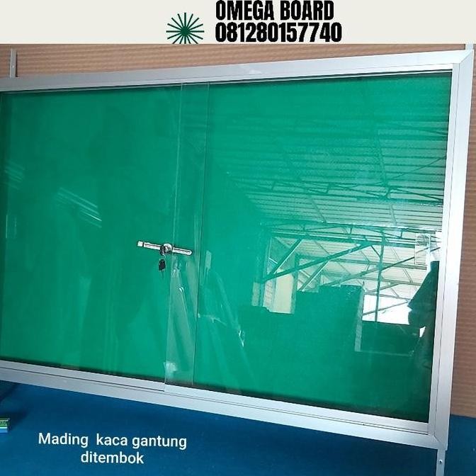 Mading Kaca Gantung 60 X 120 New Stok