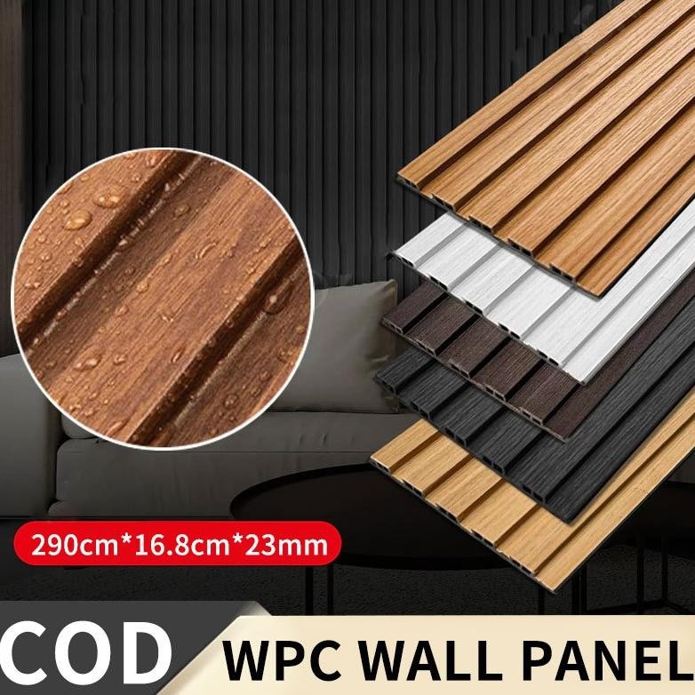 Wood Panel Dinding Anti Rayap Panel Dekorasi Dinding Panel Dinding Pvc