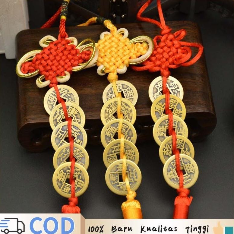Koin China Asli Keberuntungan Gantungan Feng Shui Coin Gantungan Fengsui Koin Fengshui DiM
