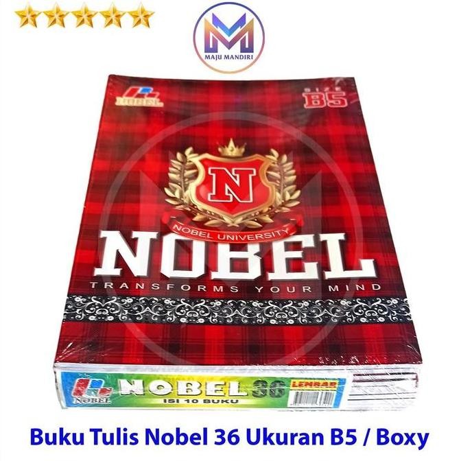 

Buku Tulis Nobel Isi 36 Lembar Ukuran B5 / Boxy Nobel 36