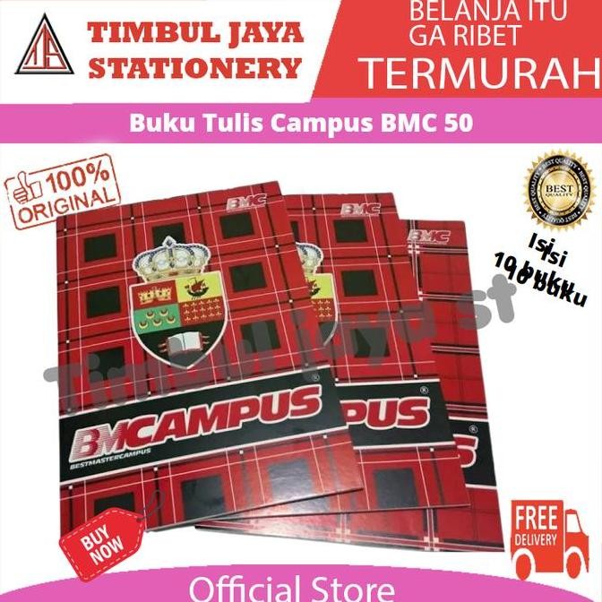 

BMC Buku tulis sekolah campus 1 pack isi 50 lembar 1 pak panjang BMC