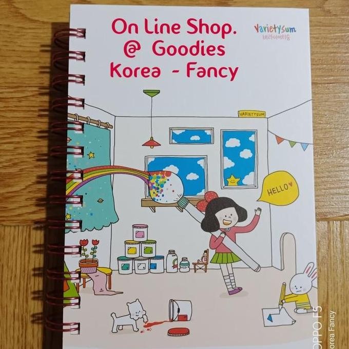 

Ring Book / Buku Spiral / Buku Tulis VarietySum Ori Korea Ready Stock