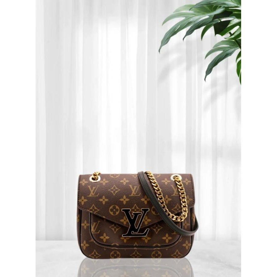 Handbag Wanita 100% Original Lv Louis Vuitton Passy Bag Wanita/Tas Rantai/Tas Selempang[Box + Dust B