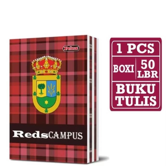 

Buku Tulis Panjang Red Campus isi 50 Lembar Per Pack 10 pcs