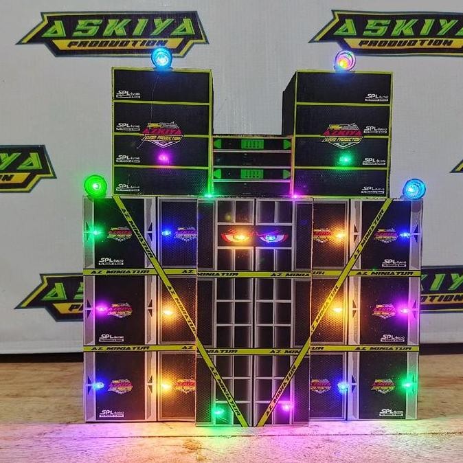 Promo / Terlaris Miniatur sound horeg/sound miniatur/miniatur sound system Toys Terbaik