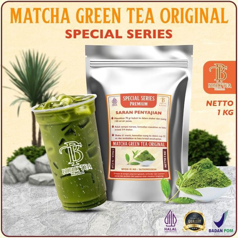 

Sale Bubuk Minuman Matcha Original 1Kg Premix Praktis