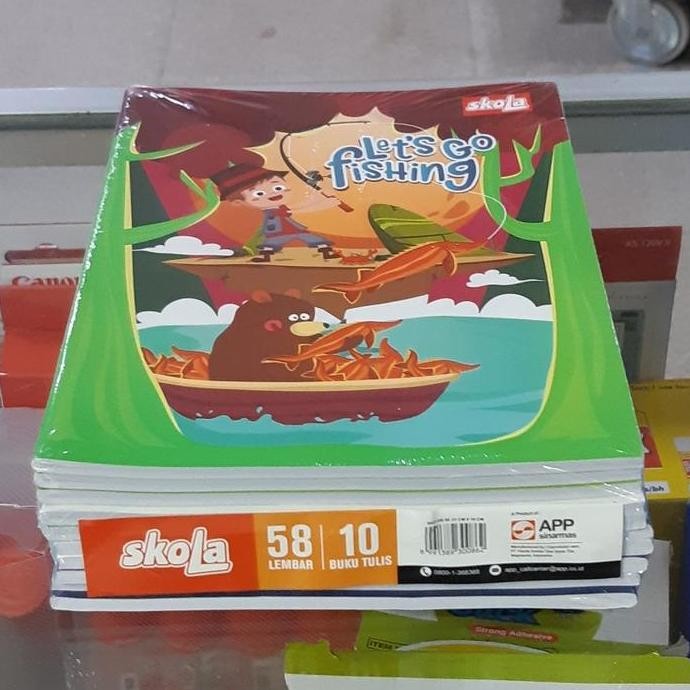 

Buku Tulis skola 58 Lembar by Sidu 1 pak ( 10 pcs)