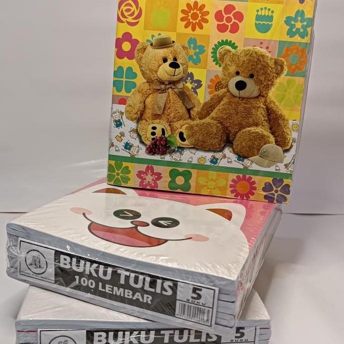

BUKU TULIS AA 100LEMBAR (1 PACK ISI 5 BUKU )