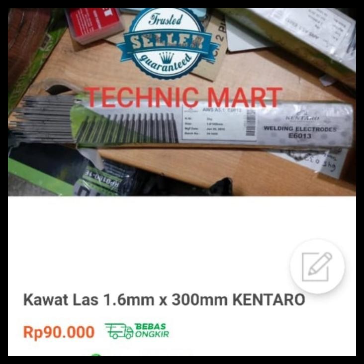 TERBARU MESIN LAS 1.66MM300 MM KENTARO 