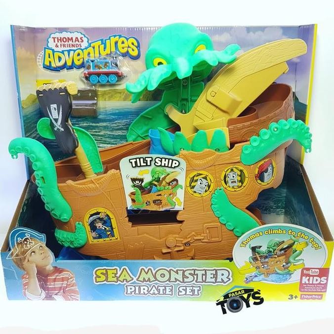 Thomas & Friends Fisher-Price Adventures Sea Monster Pirate Set