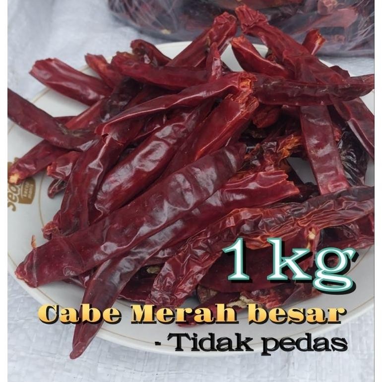 

Sempurna Promo !! 5Kg Cabe Merah Besar / Tanjung (Tidak Pedas ) Kualitas Super