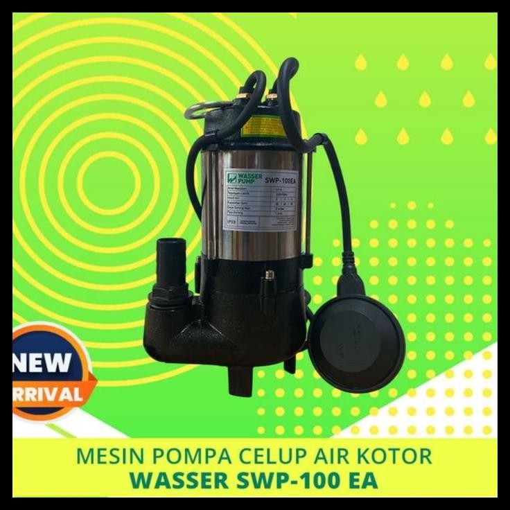 BEST DEAL MESIN POMPA CELUP AIR KOTOR SUBMERSIBLE PUMP WASSER SWP-100 EA 100 WATT 