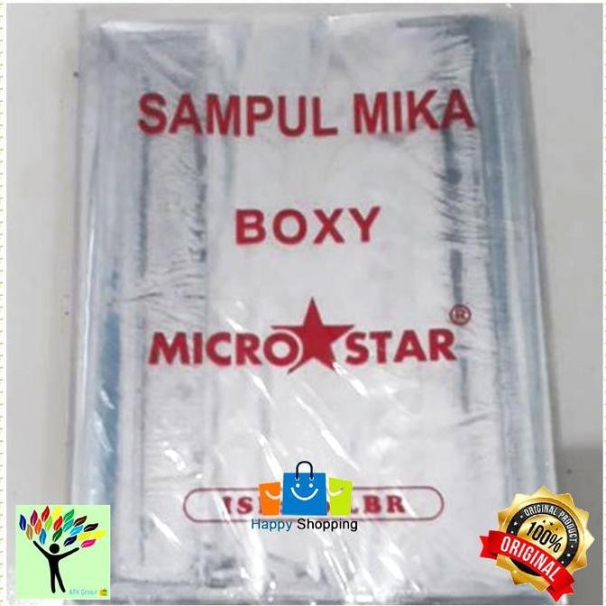 

Sampul Buku Plastik Tebal Boxy & Kwarto isi 10 lembar