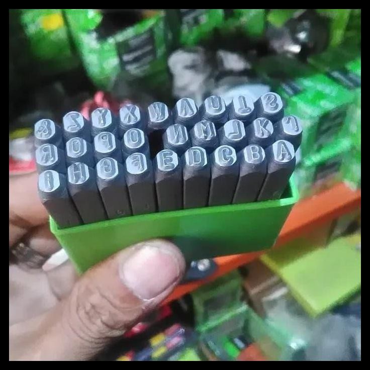 

GRATIS ONGKIR TEKIRO HURUF KETOK 4 MM ORIGINAL / LETTER PUNCH !!!!!!