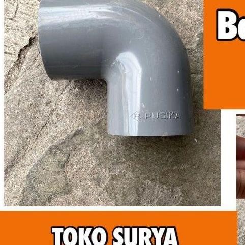 Promo / Terlaris KENI 3" RUCIKA AW - ELBOW 3" AW KENI SAMBUNGAN KENI 3" RUCIKA AW / KNEE 3 INCH PVC 