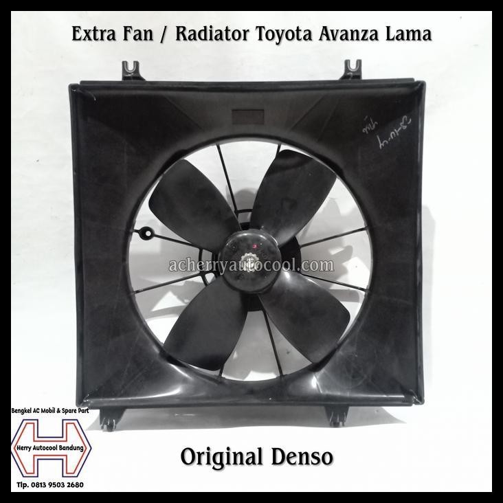 BEST DEAL EXTRA FAN RADIATOR TOYOTA AVANZA LAMA - ORIGINAL DENSO 
