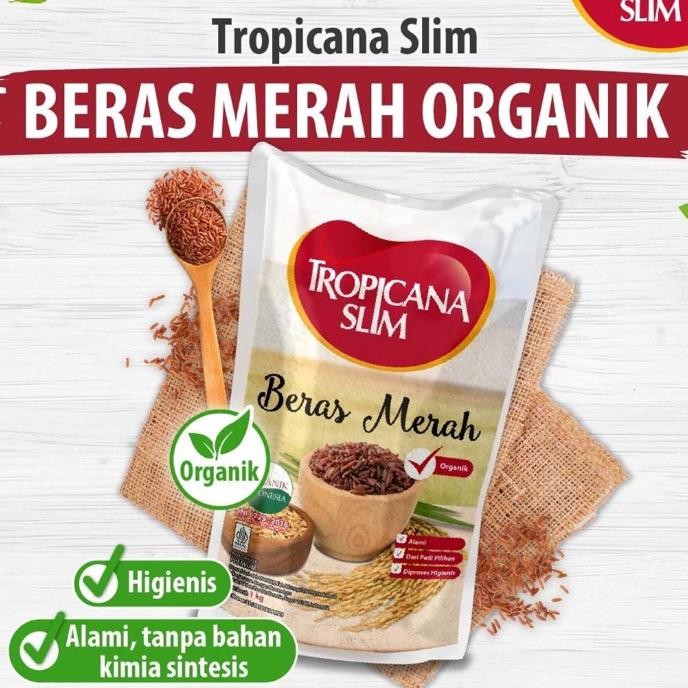 

Slim Beras Merah Organik 1 Kg Beras Merah Pulen Tinggi Serat