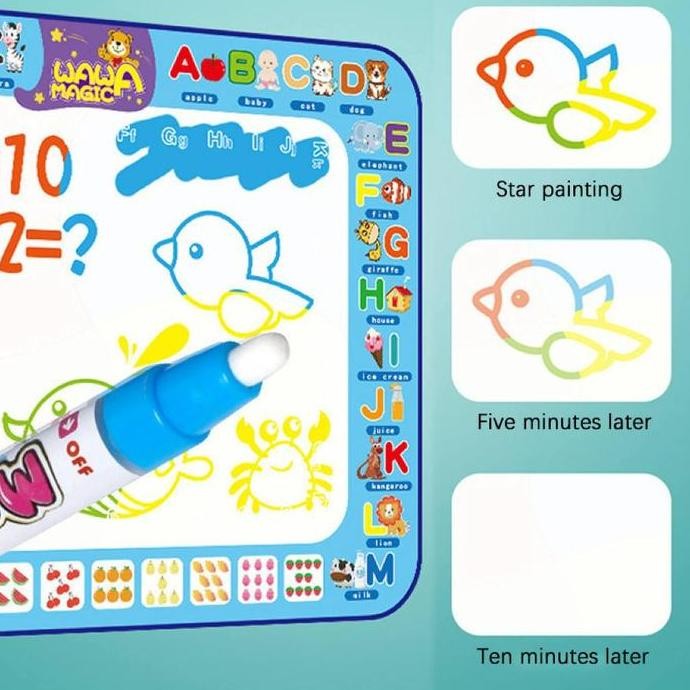 

Promo / Terlaris 80X60CM Lukisan Air Ajaib Tikar Mewarnai Air Ajaib Selimut Grafiti Warna Menulis Selimut Mainan Pendidikan Anak-anak Mainan anak-anak Terbaik