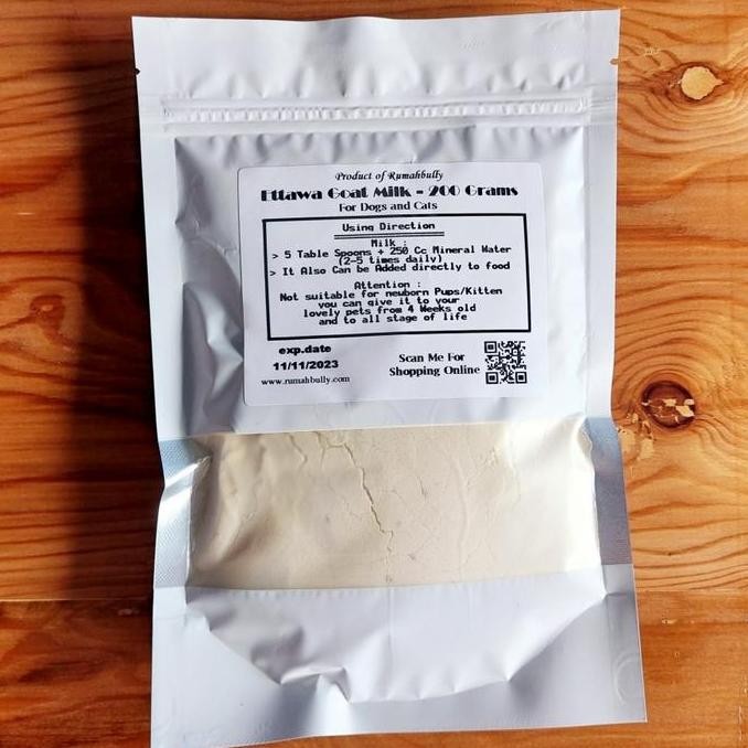 

TERMURAH SUSU KAMBING ETAWA + MADU 200GR SUSU BUBUK ANJING KUCING GOAT MILK