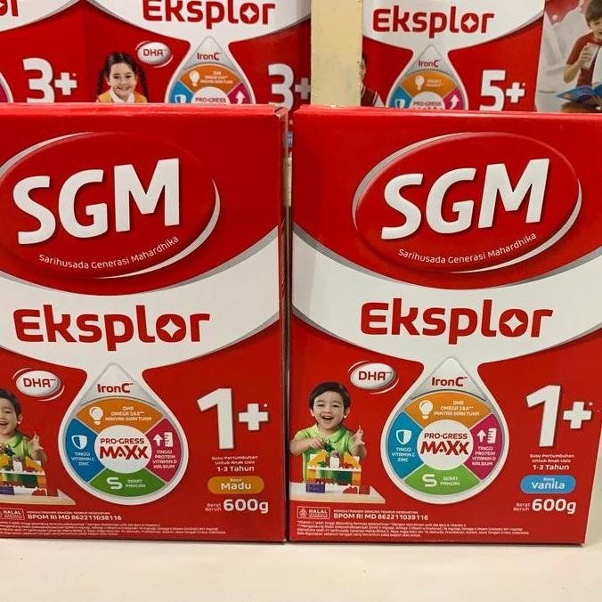 

TERMURAH SGM EKSPLOR 1 PLUS 600GR SUSU PERTUMBUHAN VANILA MADU ANAK 1-3 TAHUN