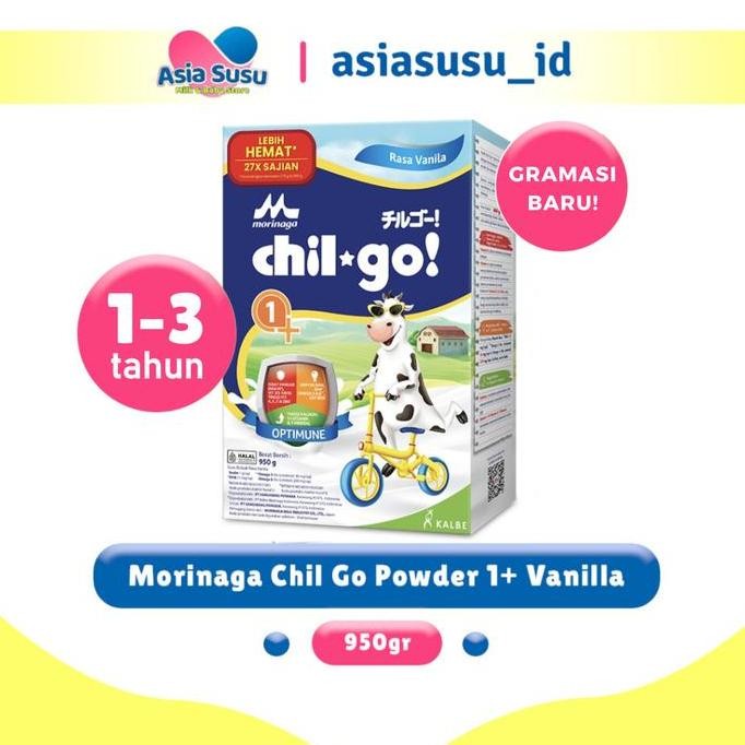 

TERMURAH MORINAGA CHIL GO POWDER 1+ 1KG - SUSU BUBUK ANAK RASA MADU/VANILA