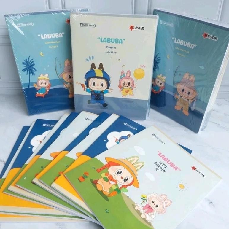 

Buku tulis karakter viral Labubu/ buku tulis newstar 38 lembar 10 buku