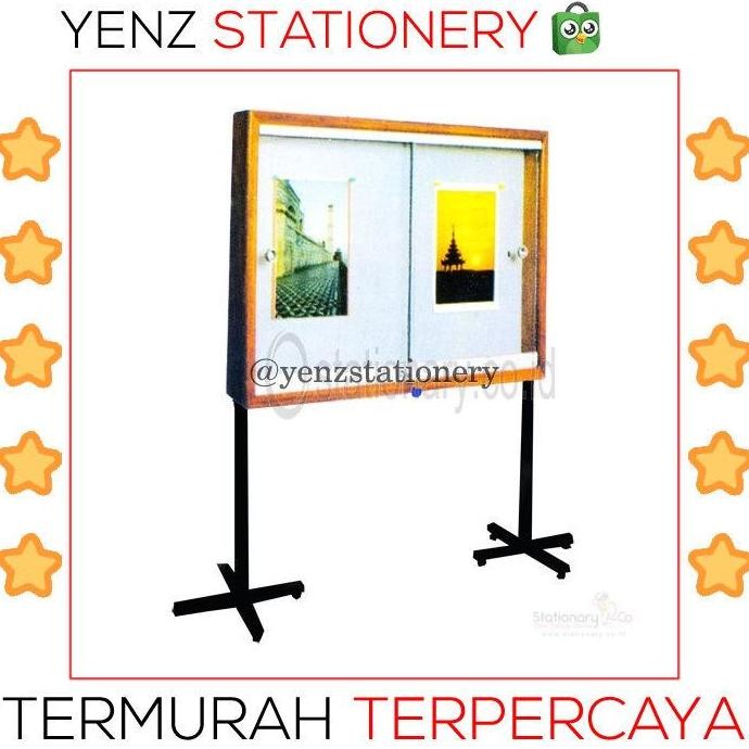 

Papan Mading Dengan Kaki Standard List Kayu Uk. 90 X 180 Gm - Pps918 New Stok