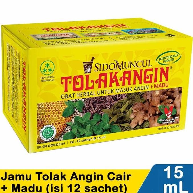 

TERMURAH SIDO MUNCUL TOLAK ANGIN CAIR PLUS MADU 12X15ML ASLI