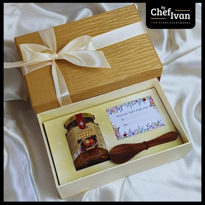 

TERMURAH HAMPERS SOLE GIFT BOX MADU SAMBAL SELAI PREMIUM BY CHEF IVAN