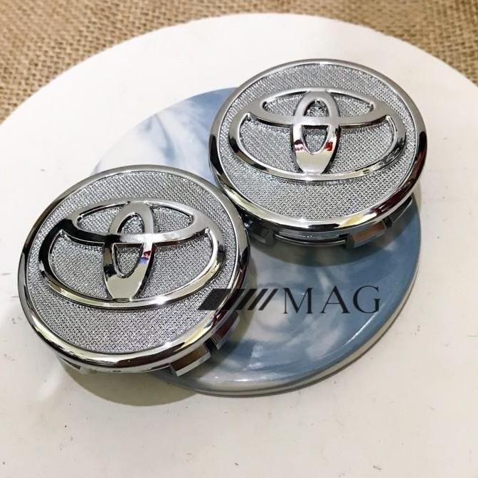 Dop Velg Roda Toyota Yaris Altis Vios Emblem Toyota 58MM Original