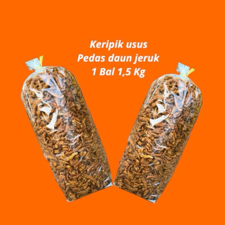 

Keripik Usus Pedas Daunjeruk & Balado 2Kg & 1,5 Kg