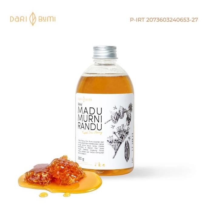

TERMURAH DARI BUMI MADU MURNI RANDU 350GR - RAW HONEY ALAMI TANPA CAMPURAN