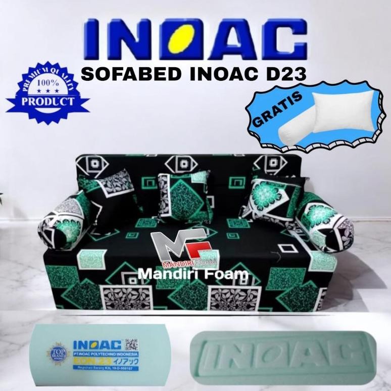 Sale Sofabed Inoac D23 Tebal 20 Garansi 10 Tahun Sofa Bed Inoac  Sofa Bed Multifungsi Sofa Bed 160,1
