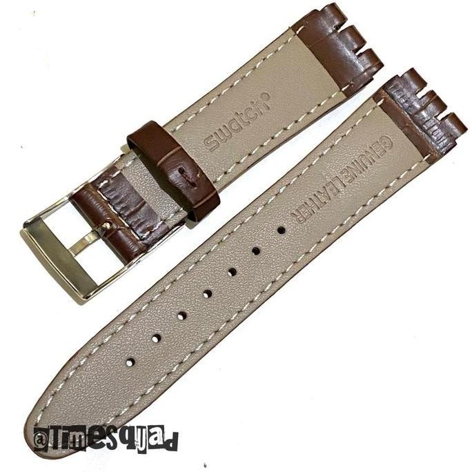 Ori - Strap Kulit Asli Swatch Tali Jam Tangan Kulit Premium Classic