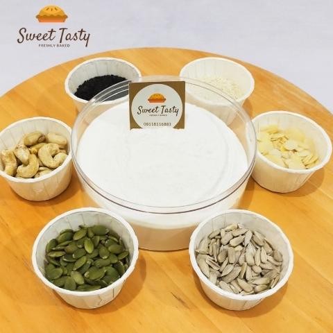 

Paket Hemat Bahan Florentine Cookies Lengkap Plus Kacang Mede - Florenta