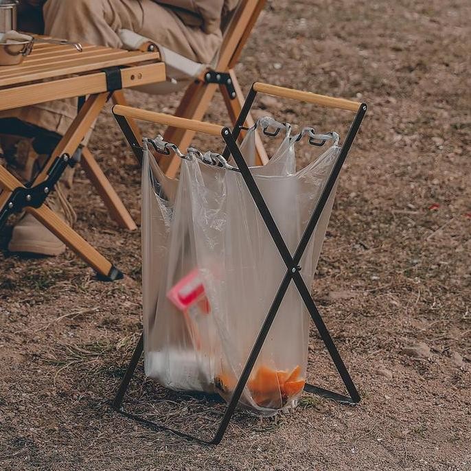 Rak Kantong Tempat Sampah Multifungsi Outdoor Camping