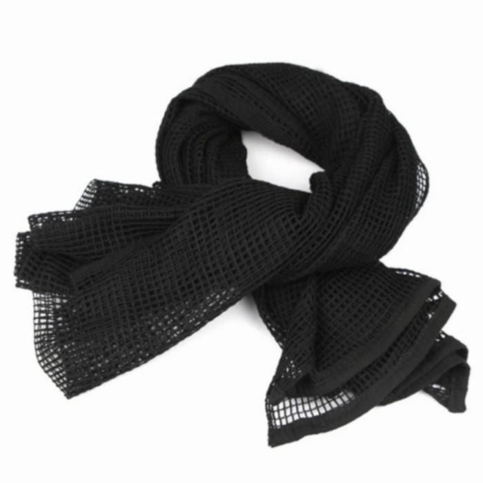 Syal Shemag Jaring Besar Army Tactical Militer Polos