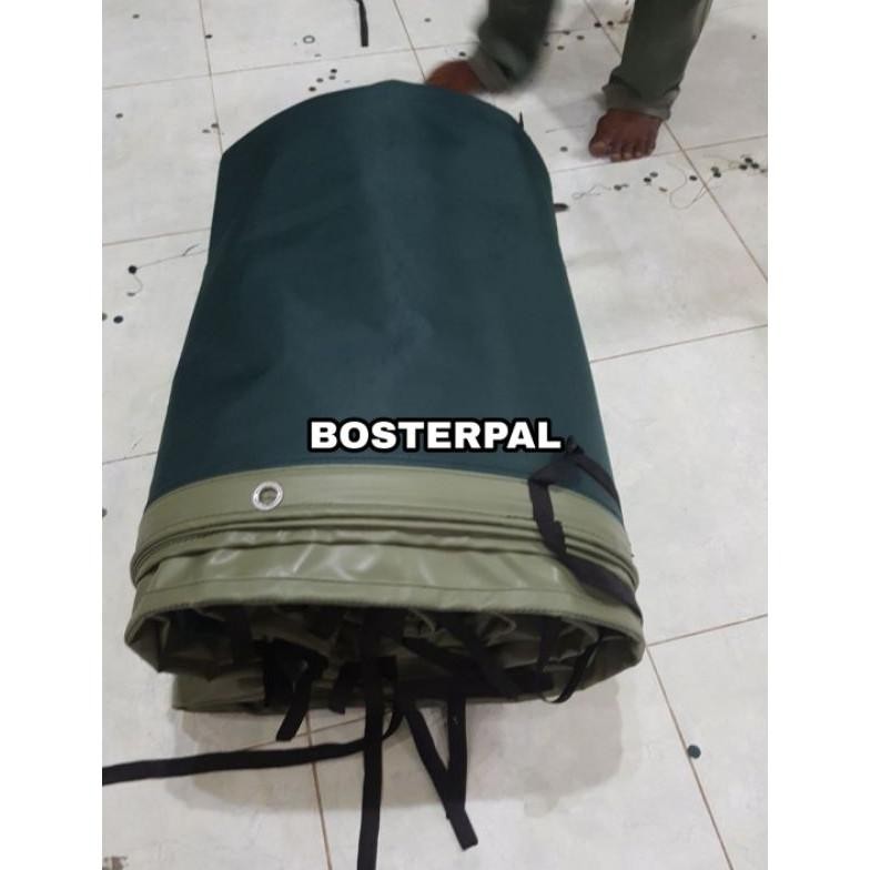 Terpal Tenda Terop 4X6 Kapjeep Canvas (Tanpa Rumbai)