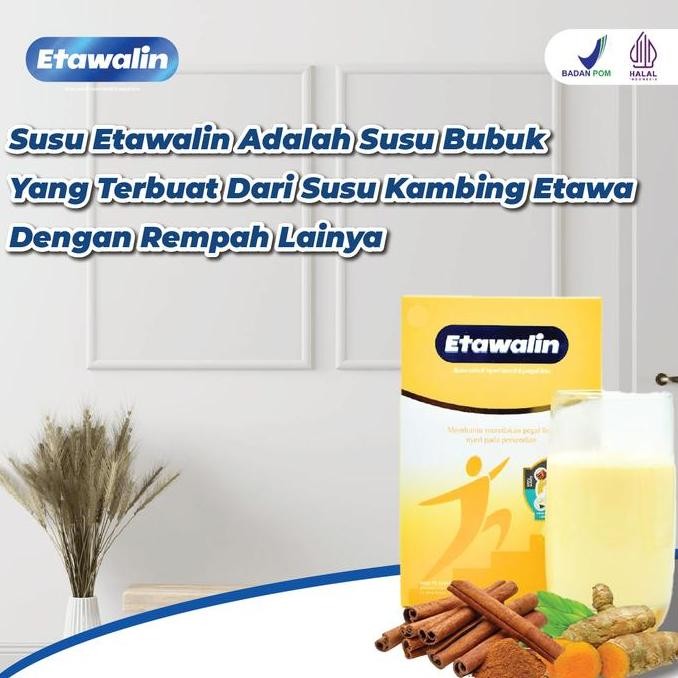 

Susu Etawalin Paket 2 Box Asli official Original Susu Kambing Etawa 200 Gram Halal BPOM Bubuk Dairy Milk Manis