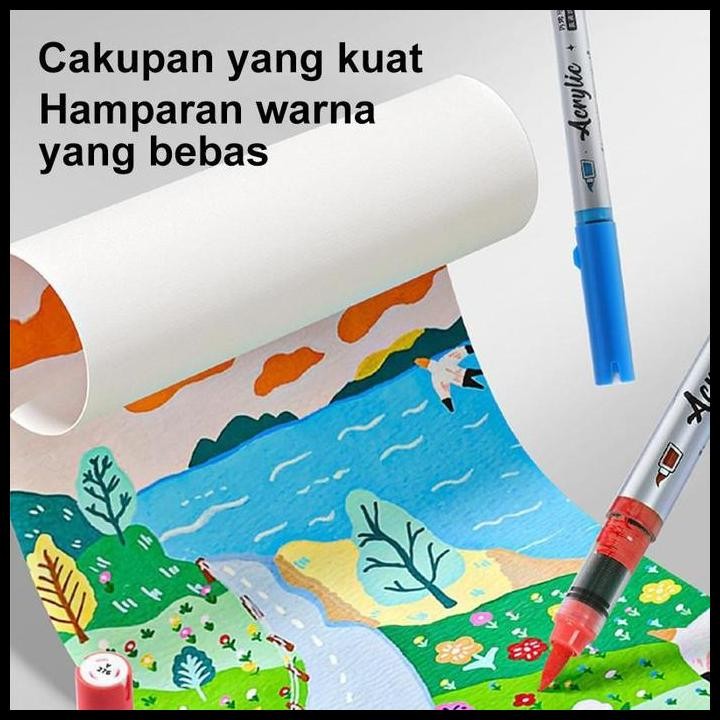

Terlaris Pen Pen Marker Akrilik Kapasitas Cair Kepala Lembut Besar Pen Penmarker Opak 60 Warna Best Seller