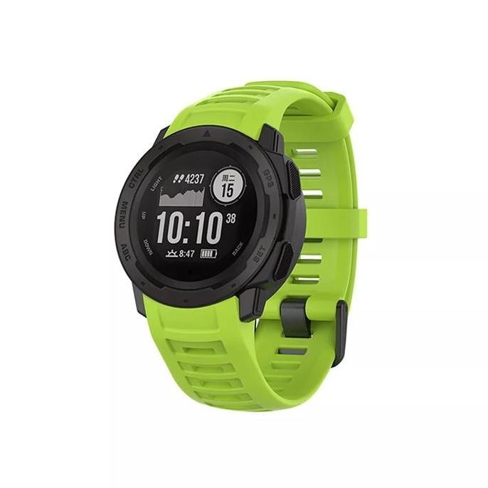 Ori - Strap Silikon Garmin Instinct Standard Rubber Watch Band - Tali Jam Sport
